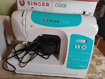 sud maşnı: SINGER C5205 tikiş maşını Xüsusiyyətlər: - 80 ədəd daxili tikiş — 2