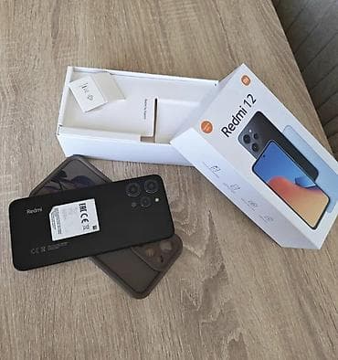 note 11 s: Redmi 12, 128 GB, rəng - Qara, Sənədlərlə — 2