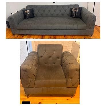 metbext divani: Divan ve 1 eded kreslo 340azn. Divan acilir ve bazalidir. Unvan — 1