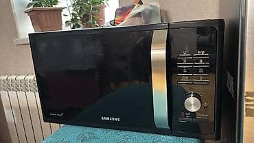 Mətbəx texnikası: Mikrodalğalı soba Samsung, Ayrıca dayanan, Mikrodalğalar ilə, rəng - Qara, İşlənmiş — 1