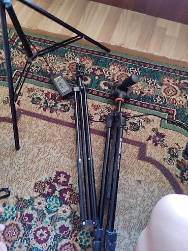 monopod: Peşəkar foto/video seti Tərkib: - Böyük diametrli LED ring işıq – üç — 2