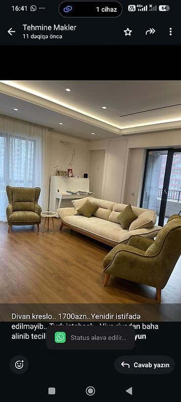 diva mebel: Yeni, Divan, 2 kreslo, Divan — 1