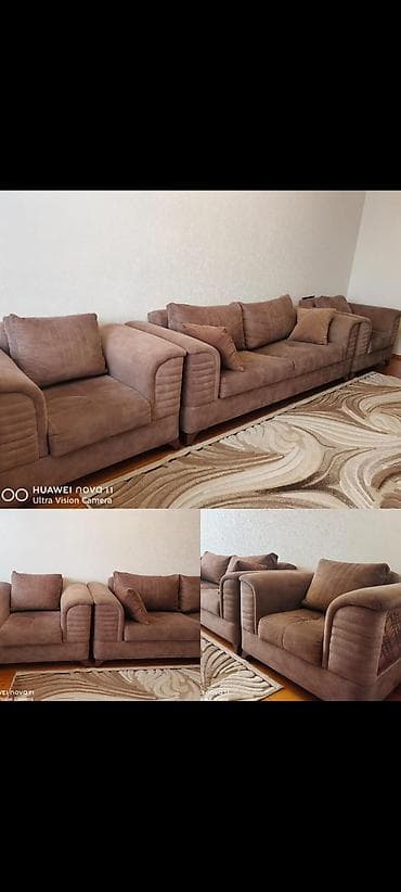 ortopedik kreslo: Divan, 2 kreslo, Bazalı, Açılan — 1