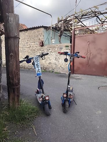 электро самокат купить в баку: Elektrik skuter – güclü işıqlanma və tam yol rahatlığı - Güclü ikili — 2