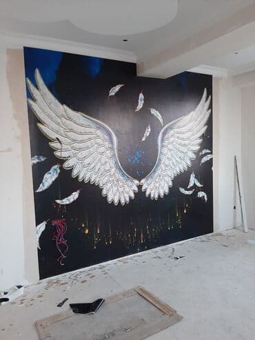 Напольные работы: •3d foto oboy vurulması ( və satışı) •sadə oboy vurulmasi (vinil — 3