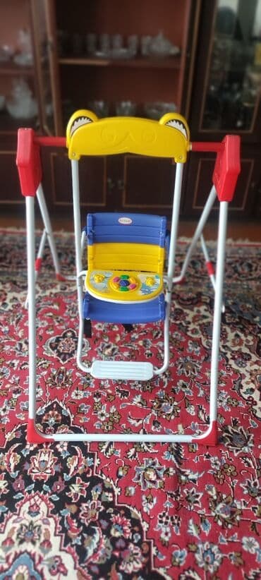 uşaq yelənçəyi: İşlənmiş, Oturacaq-yelləncək, Zontiksiz, Metal — 1