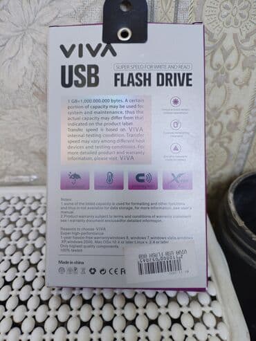 port: Flash kart 8 GB, USB port, Yeni — 2