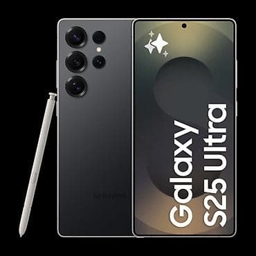 Samsung Galaxy S25 Ultra, 256 GB, rəng - Qara, Barmaq izi