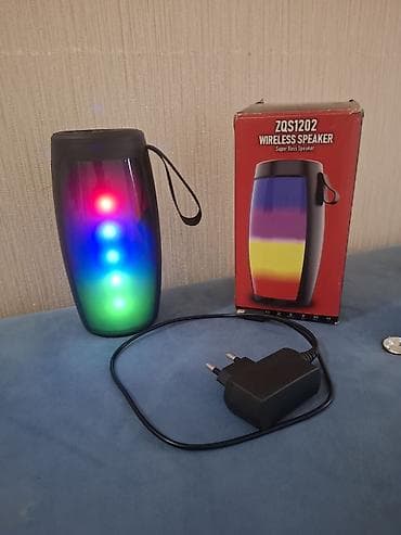 dji mic 2: ZQS1202 simsiz dinamik - Super Bass səs gücləndirici - Rəngarəng LED — 1