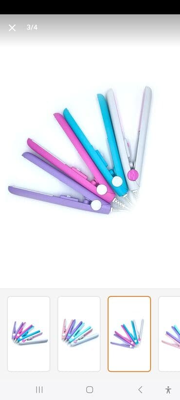 мини кондиционер: Mini saç ütüsü – kompakt və yüngül model - Tip: Elektrik saç — 3