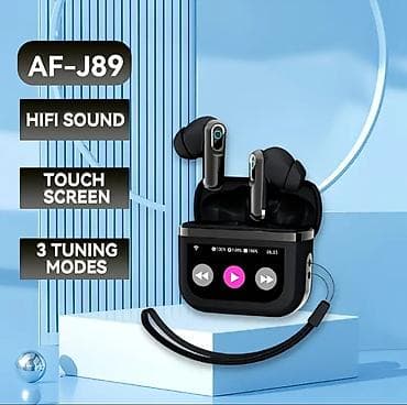 AF‑J89 TWS qulaqcıq + toxunma ekranlı şarj qutusu . 400mah batarya ile