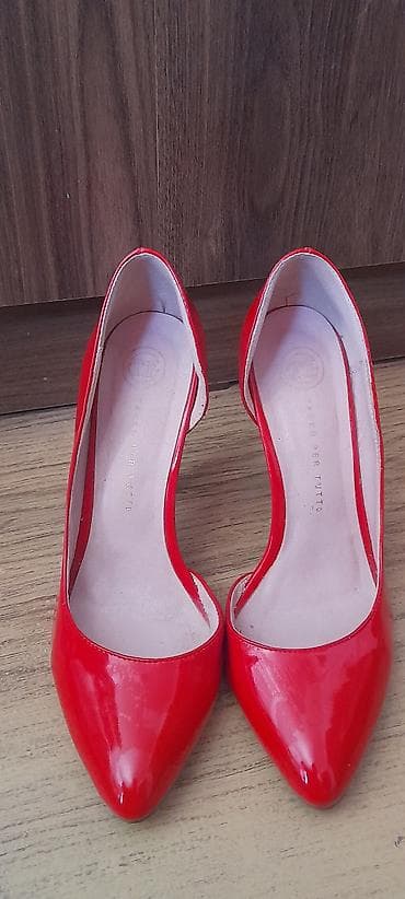 Tuflilər, Zara, Ölçü: 37, rəng - Qırmızı, İşlənmiş — 4