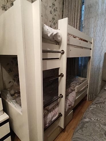 matras iki neferlik: Oğlan və qız üçün, Çarpayı, Siyirməli, Taxta — 6