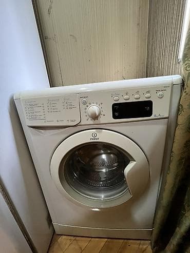 ipad 6: Paltaryuyan maşın Indesit, 6 kq, İşlənmiş, Avtomat, Qurutmasız — 1