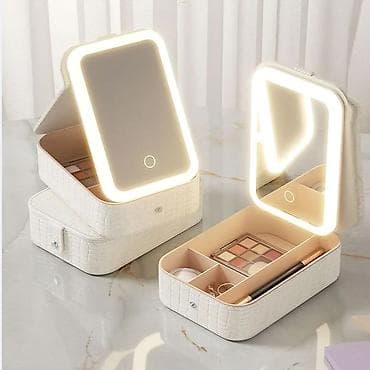 LED işıqlı makiyaj güzgülü kosmetik/qızıl qabı - Kompakt ölçülü lalafo.az -da LED işıqlı makiyaj güzgülü kosmetik/qızıl qabı - Kompakt ölçülü