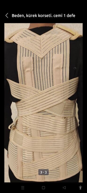 oksigen balonu icin reduktor: Onurğa korseti təzə işlənməmiş.35azn — 1