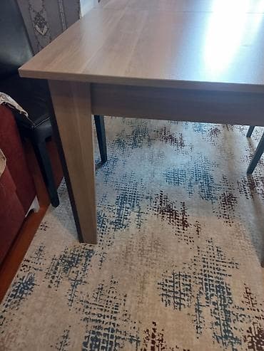 masa 2ci əl: Qonaq masası, İşlənmiş, Açılan, Taxta, Kvadrat masa — 2