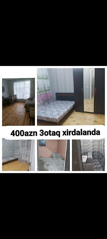 Tecili. *Xırdalan,5 nomreli mektebin yaninda 3otaqli ev kiraye verilir