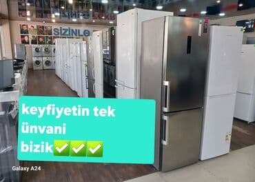 Məişət texnikası mağazasında geniş soyuducu seçimi! - İkiqapılı, alt