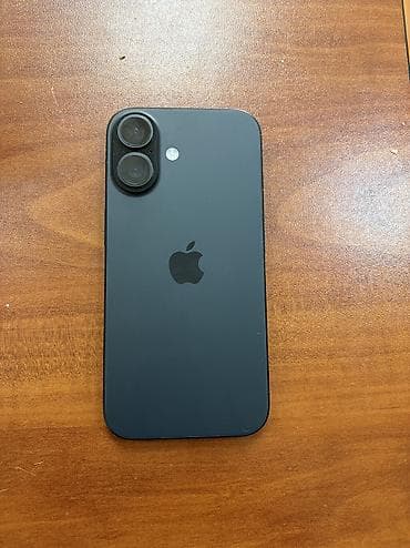 iphone 11 2el: IPhone 16, 128 GB, Qara, Face ID — 1