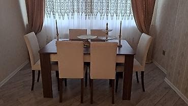 Yaxsi vəziyyətdədi.Stol acilir. 6stul