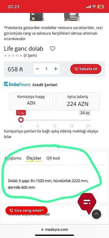 3 qapılı, Siyirməli, Boz, Taxta, Açılan, Düz dolab — 2