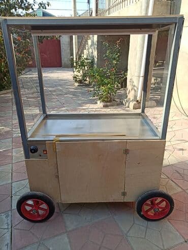 hazir donerxana: Noxudlu plov arabası, yemək arabası, spirallı nohudlu pilav arabası — 8