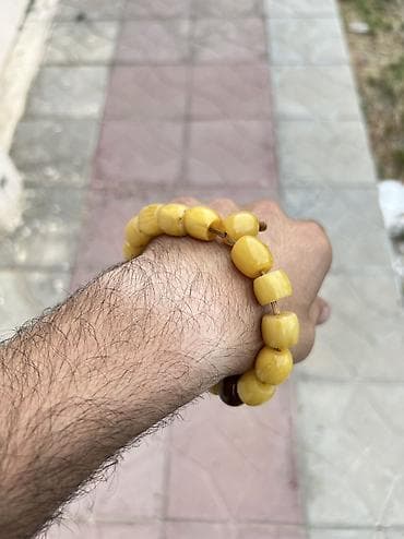 elektron təsbeh: Salam cox qedimi antik Sandalos Alman kehrebasi satiram ozune mexsus — 5