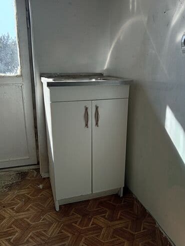 moyka altı şkaf: Mətbəx lavabosu ilə şkaf. Razin - Kompakt ölçülü, iki qapılı mətbəx — 3