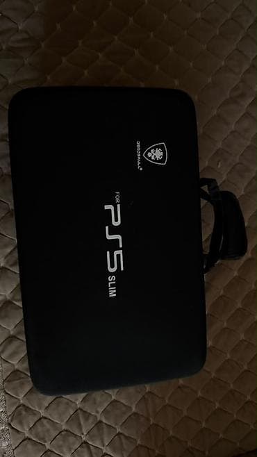 deri sumka: PS5 Slim üçün daşıma çantası + aksesuar seti - Model: BRODSKULL — 3