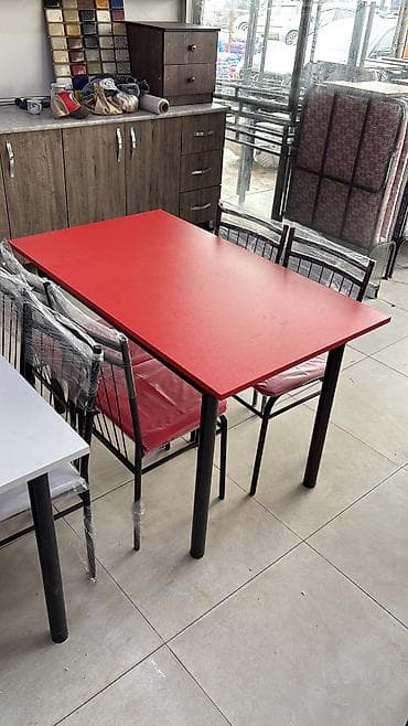 stul plastik: Heyet ve balkon üçun masa desti 4 stul masa 160 azn Şeher içi — 3