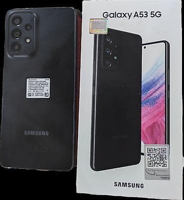 Samsung Galaxy A53 5G, 128 GB, rəng - Qara, Sənədlərlə, İki sim kartlı — 5