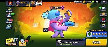 bujuterya: Brawl Stars oyun hesabı - Kupa: 1103 - Qızıl: 13 048 - — 1