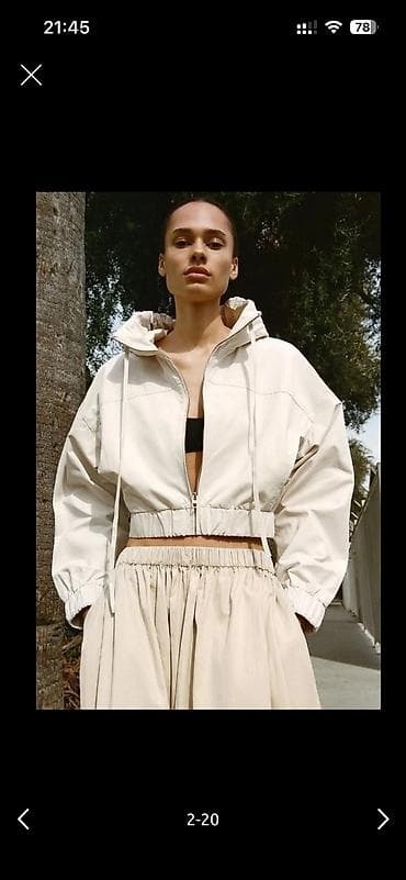 eqa shoes ecemi unvan: ZARA qadın kapişonlu kurtka 
bir neçe defe geyilib teze kimidir — 1