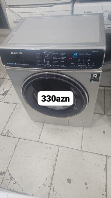 ruçnoy paltaryuyan: Paltaryuyan maşın Samsung, 6 kq, Avtomat, Qurutmasız, Kredit yoxdur — 1