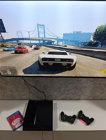 playstation 4 disk: PS4 500gb əla vəziyətdə, plombu üzərində, 2 pult +20 oyun Metrolara — 5