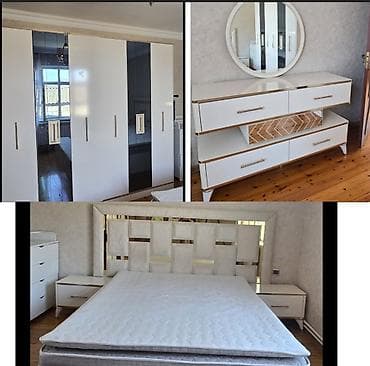 İkinəfərlik çarpayı, Dolab, Termo, 2 tumba, İşlənmiş