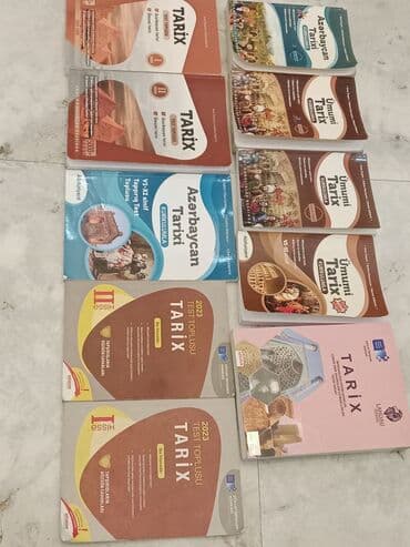 Tarix testləri universitetə qəbul olunduğuma görə satıram qiymətlər