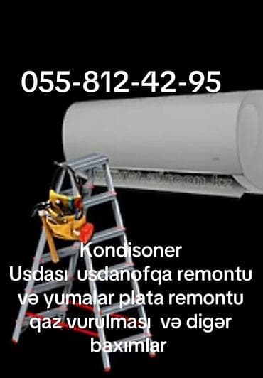 Kondisioner ustası xidməti - Kondisionerlərin quraşdırılması və