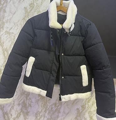 qadin ic geyimi: NÖMRƏ(0507684805)Qadın qış gödəkçəsi – qara rəng, süni xəz detallı - — 1