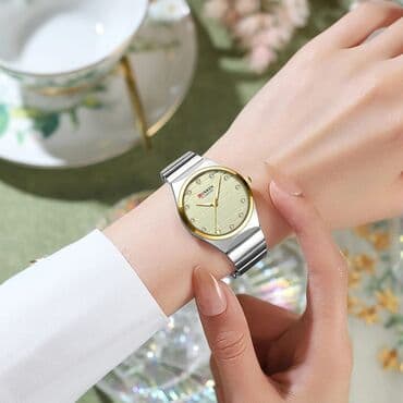 luc saati: Yeni, Qol saatı, Curren, rəng - Gümüşü — 2