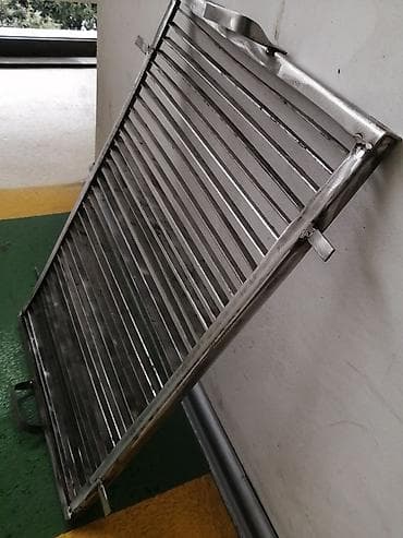 Təmiz nerjaveyka materialdan hazırlanan Setka kəbab üçün stayk üçün və — 3