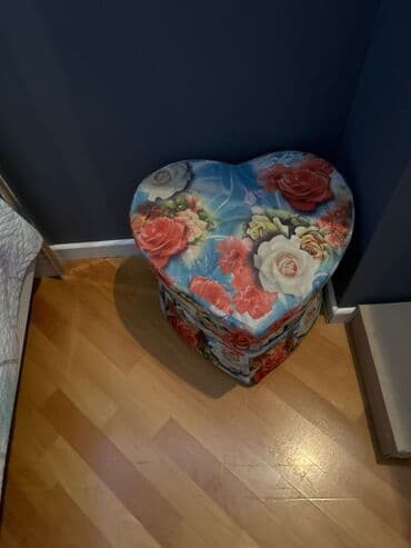 светлого голубой пуфик: Yeni, Pufik oturacaq, Parça, Kredit yoxdur — 1