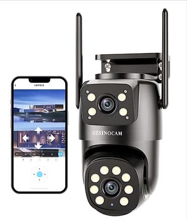 Wi‑Fi IP təhlükəsizlik kamerası – SZSINOCAM - İkiqat obyektivli