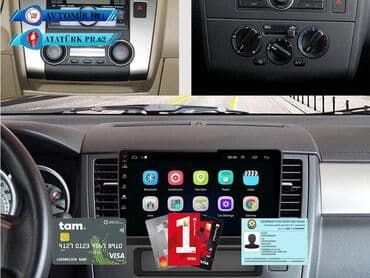 авто монитор: Nissan Tiida android monitor DVD-monitor ve android monitor hər cür — 1