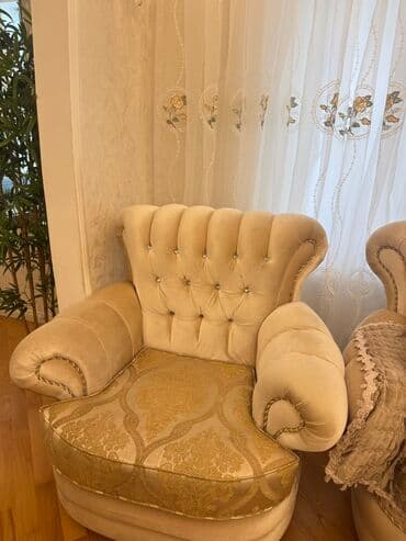 kunc divan uzlukleri: Угловой диван, Б/у, Раскладной, Без подьемного механизма, Велюровая ткань, Платная доставка — 2