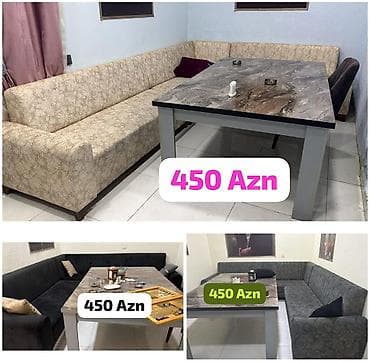kafe masa: Kafe restoran chay evi uchun divan masa desti her desti 450 Azn. 3 — 1