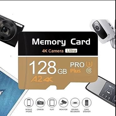 playstation kart: 128 GB microSD yaddaş kartı – 4K Camera Ultra, PRO Plus, U3, Class 10 — 2