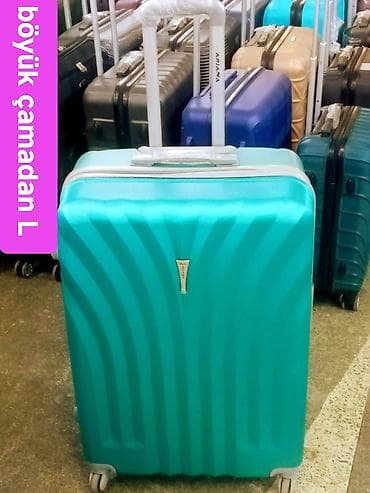 Böyük ölçülü (L) sərt gövdəli çamadan. tutumu 25-30kq . möhkəm və