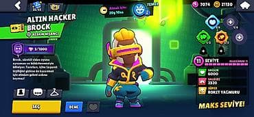 saat qız ucun: Brawl Stars hesabı – yüksək səviyyəli və dolu məzmun - Kupa yolu: 54 — 9